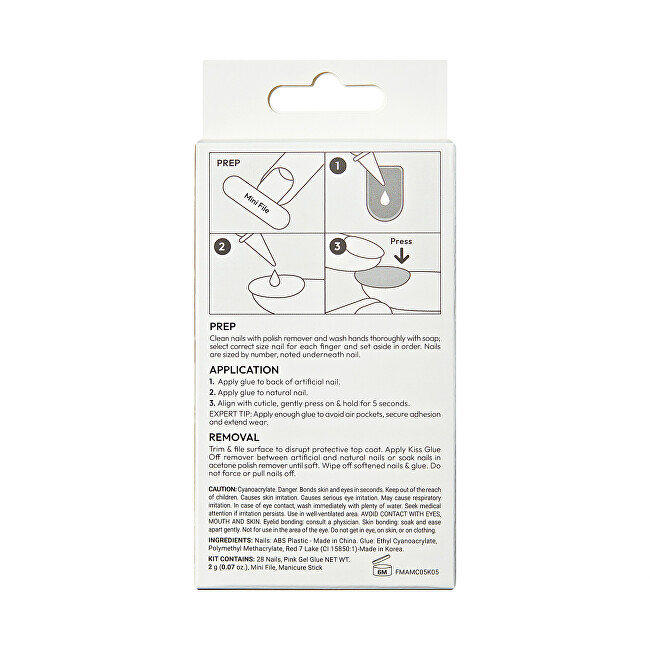 Kiss Gel nails Gel Fantasy Magnetic (Chameleon) 28 pcs priemonė nagams