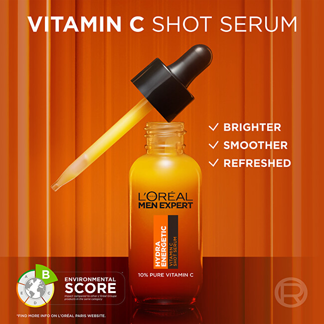 L&acute;Or&eacute;al Paris Serum against signs of skin fatigue Men Expert Hydra Energetic (Vitamin C Shot Serum) 30 ml 30ml Vyrams
