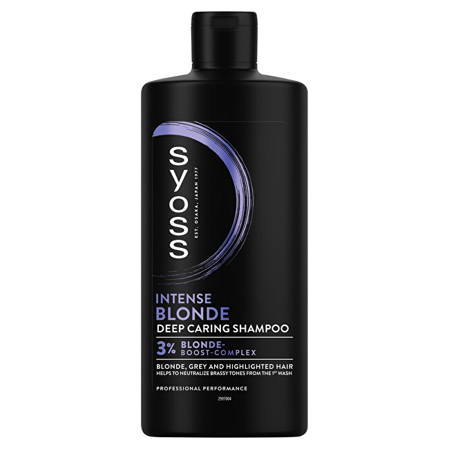 Syoss Shampoo for blonde and gray hair Intense Blonde Purple Shampoo 440ml &scaron;ampūnas