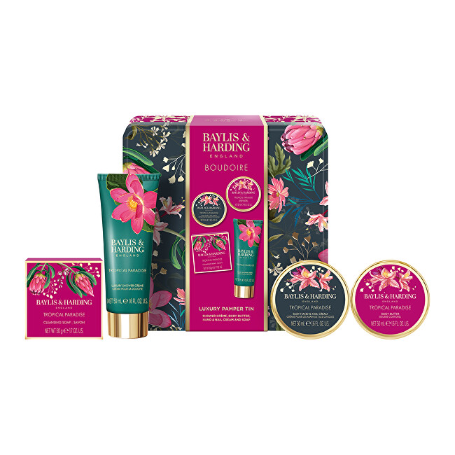 Baylis & Harding Boudoire Body Care Gift Set - Tropical Paradise 4 pcs Moterims
