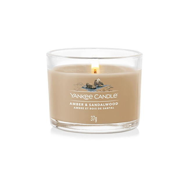 Yankee Candle Votive candle in glass Amber & Sandalwood 37 g Unisex