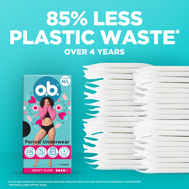 o.b. Menstrual panties XS/S Intymios higienos priemonė