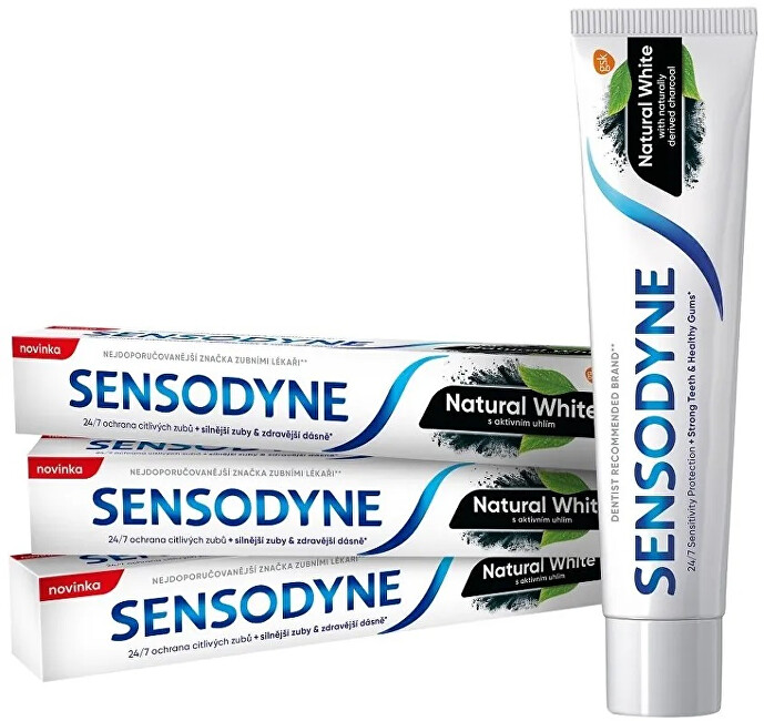 Sensodyne Toothpaste Natura l White Trio 3 x 75 ml 75ml Unisex