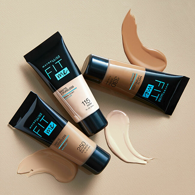Maybelline Unifying makeup with Fit Me! (Matte & Poreless Make-Up) 30 ml 101 True Ivory 30ml makiažo pagrindas