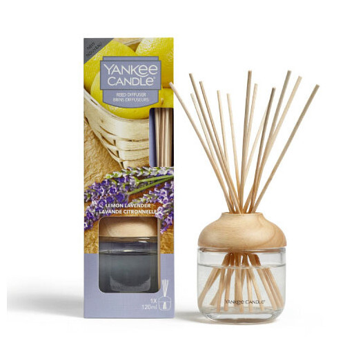 Yankee Candle Aroma diffuser Lemon Lavender 120 ml 120ml Kvapas namams su lazdelėmis