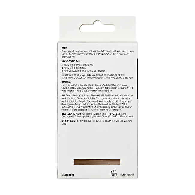 Kiss Classy Nails Gel Nails (Exclusive Only) 28 pcs priemonė nagams