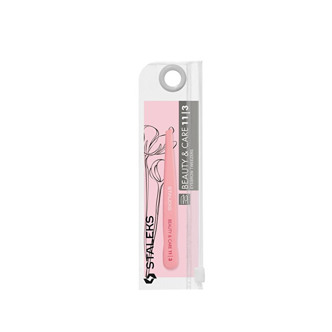 STALEKS Eyebrow tweezers with a wide beveled tip Beauty & Care 11 Type 3 (Eyebrow Tweezers) antakių kosmetika