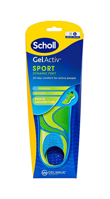 Scholl Gel shoe inserts GelActiv Sport Insole 1 pair Small kojų priežiūros priemonė