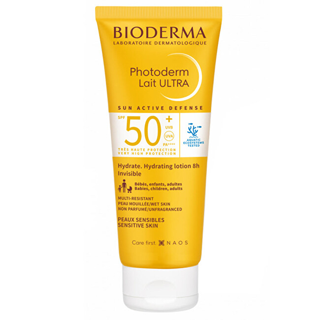 Bioderma Sunscreen milk SPF 50+ Photoderm Sun Milk Apsauginė priemonė nuo saulės Moterims