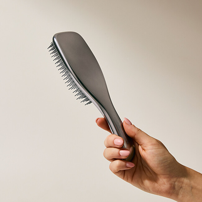 Tangle Teezer Ultimate Detangler Chrome Midnight Silver hair brush plaukų &scaron;epetys