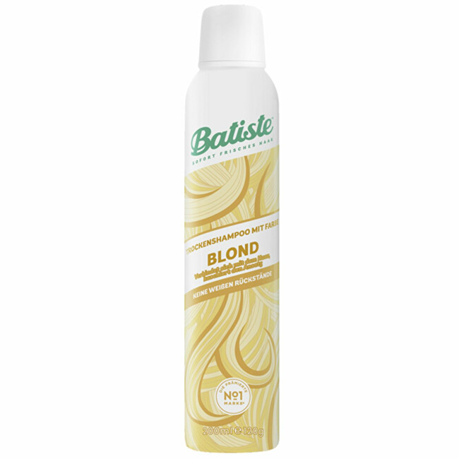 Batiste Dry shampoo for blonde hair (Dry Shampoo Plus Brilliant Blonde) 200ml sausas &scaron;ampūnas