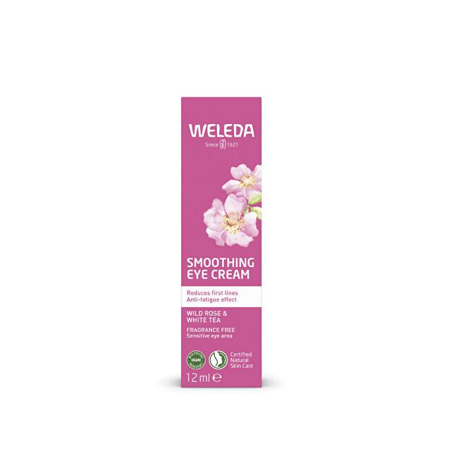 Weleda Brightening eye cream Wild rose and white tea (Smoothing Eye Cream) 12 ml 12ml vietinės priežiūros priemonė