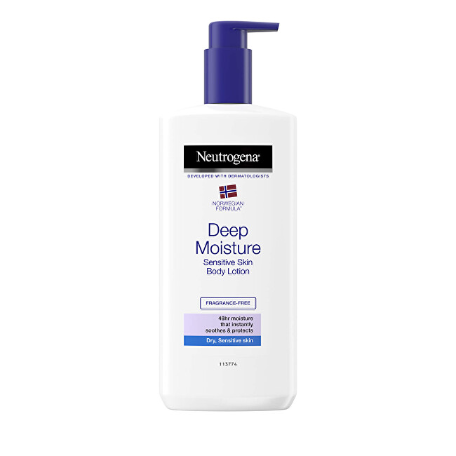 Neutrogena Deep moisturizing body lotion for sensitive skin 24 H 400ml Moterims