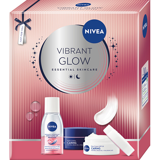 Nivea Vibrant Glow Gift Set veido apsauga