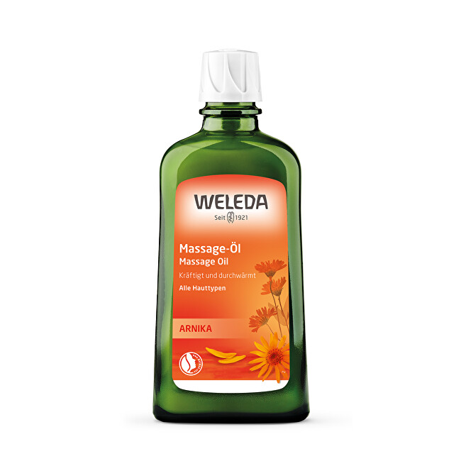 Weleda Massage oil with arnica 200ml kojų priežiūros priemonė