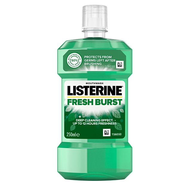 Listerine Fresh Burst anti-plaque mouthwash 500ml Dantų emalį stiprinanti priemonė