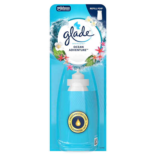 Glade Sense & Spray Ocean Adventure air freshener refill 18 ml 18ml namų kvapas