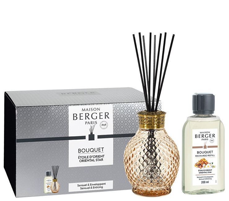 Maison Berger Paris Gift set aroma diffuser Originelle honey + filling Magic of the Orient 250 ml 250ml Kvapų difuzorius ir purškiklis