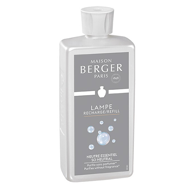 Maison Berger Paris Neutral charge for catalytic lamp Neutral mixture So Neutral (Lampe Recharge/Refill) 500 ml 500ml namų kvapas