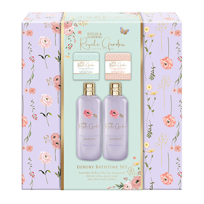 Baylis & Harding Gift set Lavender & Rosehip tea Set of 4 pcs Moterims