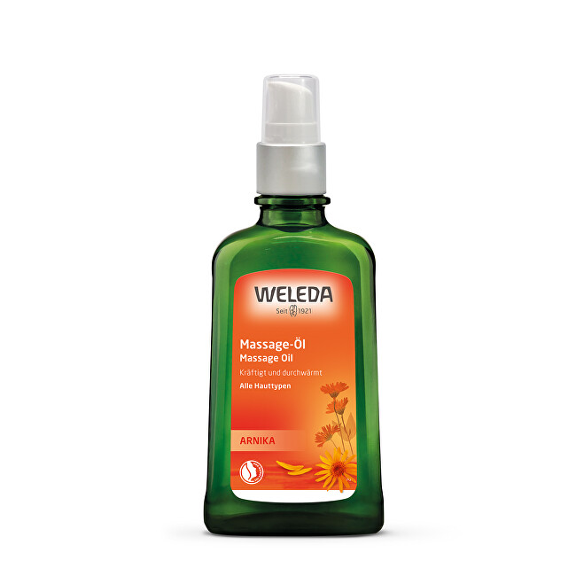 Weleda Massage oil with arnica 200ml kojų priežiūros priemonė