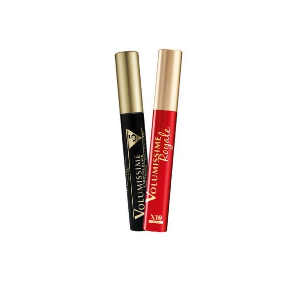 L&acute;Or&eacute;al Paris Mascara for 10x larger volume of lashes Volumissime Royal 7.9 ml Black 7.9ml blakstienų tu&scaron;as
