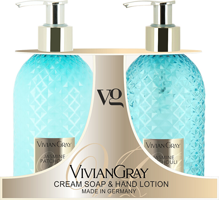 Vivian Gray Jasmine & Patchouli Hand Care Cosmetic Kit (Cream Soap & Hand Lotion) Moterims