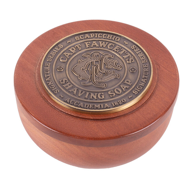 Captain Fawcett Shaving soap in a wooden box xScapicchio (Shaving Soap) 110 g priemonė skutimuisi