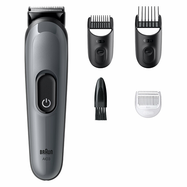 Braun Multifunctional 4in1 trimmer Series 3 AIO3500 Grey skustuvas