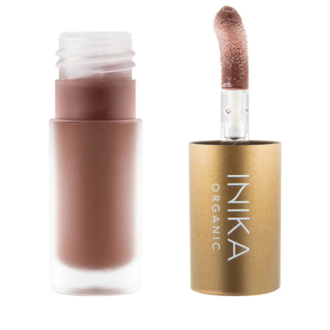 INIKA Organic Tinted lip oil with collagen and squalane (Tinted Lip Oil) 5 ml Cinnamon Moterims