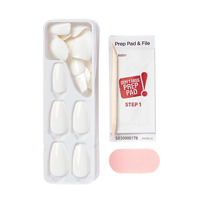 Kiss Self-adhesive nails imPRESS Color MC Frosting 30 pcs priemonė nagams