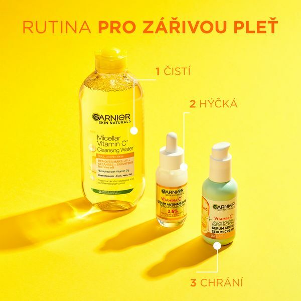 Garnier Cream serum with vitamin C for skin brightening Skin Natura l s (Brightening Serum Cream) 50 ml 50ml Moterims