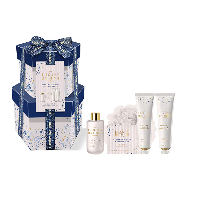 Grace Cole Luxury Bathing Mini Set ( Bergamot, Z&aacute;zvor & Lemongrass ) - D&aacute;rkov&aacute; mini sada ( 5 ks ) Vonios ir du&scaron;o priemonė Moterims
