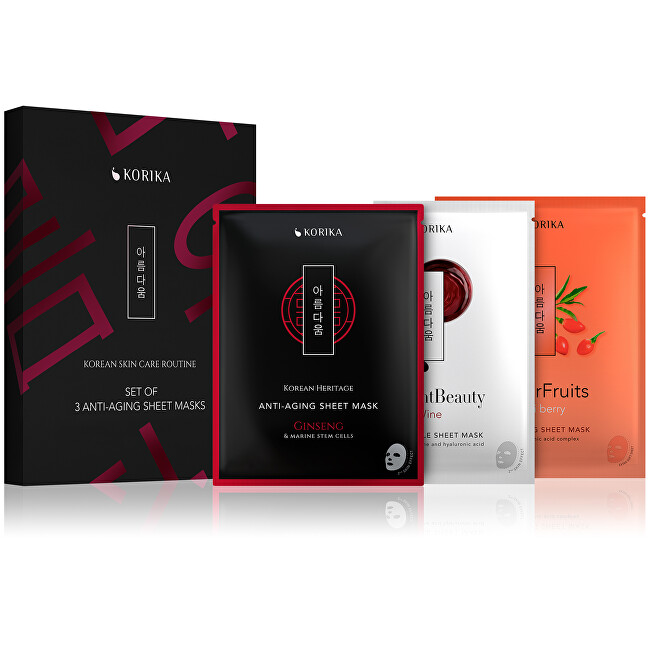 KORIKA Anti-Aging Sheet Masks Set Moterims