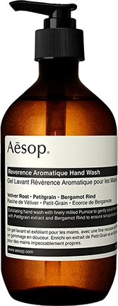 Aēsop Cleansing and exfoliating hand gel (Reverence Aromatique Hand Wash) 500ml rankų kremas