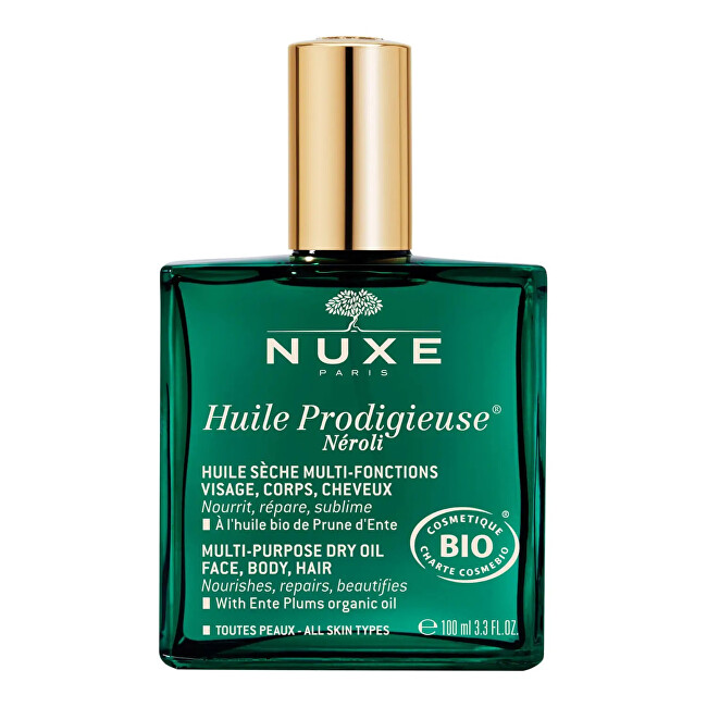 Nuxe Multifunction dry oil for face, body and hair Huile Prodigieuse Néroli (Multi-Purpose Dry Oil) 100 m 100ml atstatomoji plaukų priežiūros priemonė