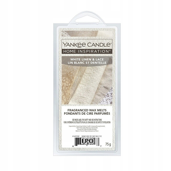 Yankee Candle White Linen & Lace Scented Wax 75 g Kvapusis va&scaron;kas