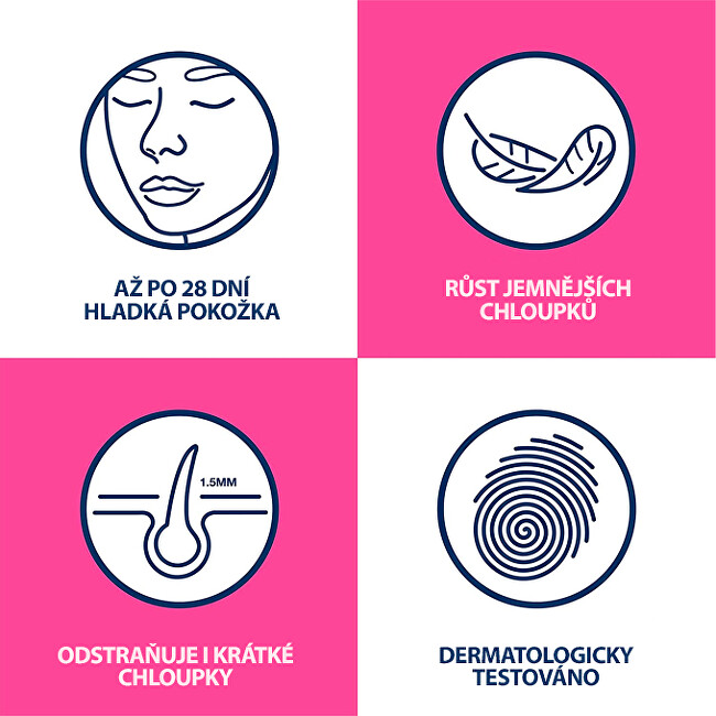 Veet Face wax strips for sensitive skin 40 pcs priemonės depiliacijai