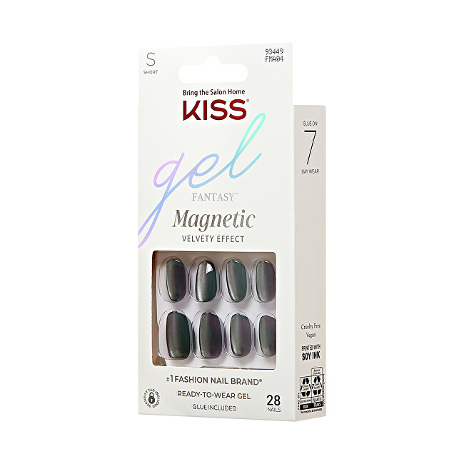 Kiss Gel nails Gel Fantasy Magnetic 28 pcs priemonė nagams