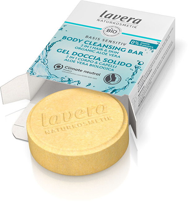 Lavera Solid soap 2in1 for body and hair Basis Sensitiv ( Body Clean sing Bar) 50 g Moterims
