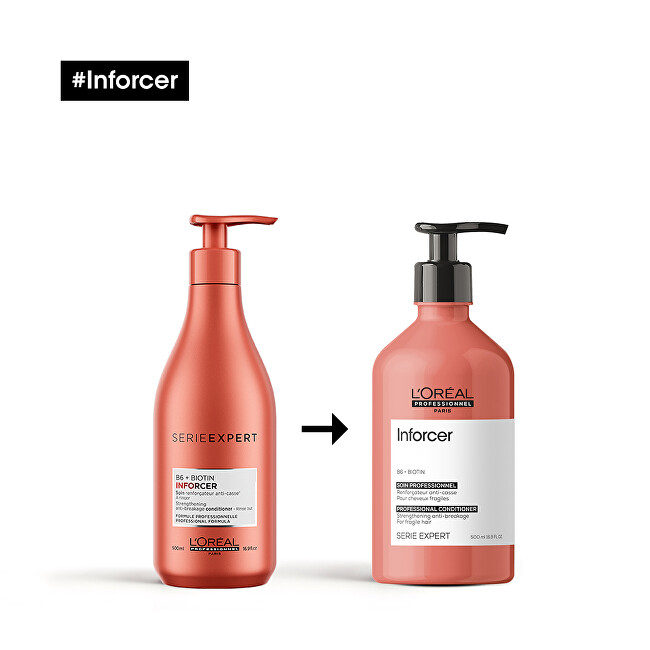L&acute;Or&eacute;al Professionnel Expert Series Strengthening Conditioner for Fine Hair (B6 + Biotin Inforcer) 500ml plaukų balzamas