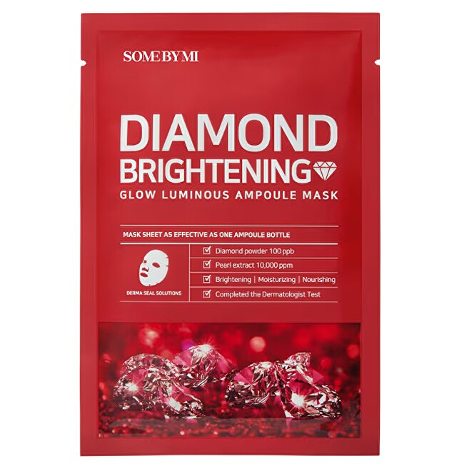 Some by mi Skin mask Diamond Brightening Glow Luminous Ampoule Mask Drėkinamasis veido kremas Moterims