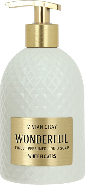 Vivian Gray Luxurious liquid soap Wonderful White Flowers (Liquid Soap) 500 ml 500ml Moterims