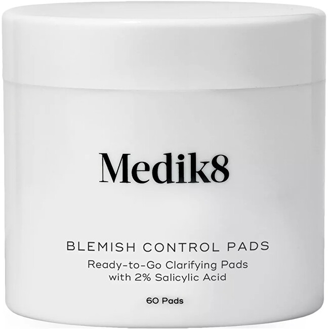 Medik8 Čisticí polštářky na pleť (Blemish Control Pads) 60 ks Moterims