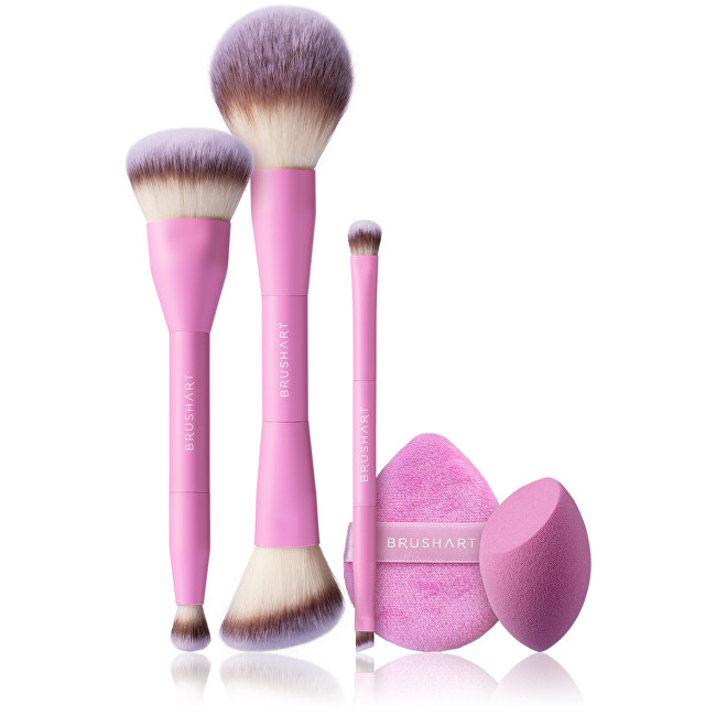 BrushArt Double Duty Essentials Brush & Sponge Set Gift Set teptukas