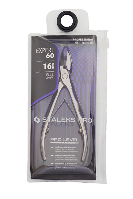 STALEKS Professional nail nippers Expert 60 16 mm (Professional Nail Nippers) Manikiūro priemonė
