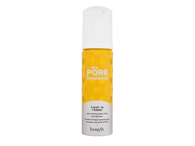 Benefit The Pore fessional Tight `N Toned foam facial tonic ( Pore -Refining AHA + PHA Toning Foam) 60ml Moterims