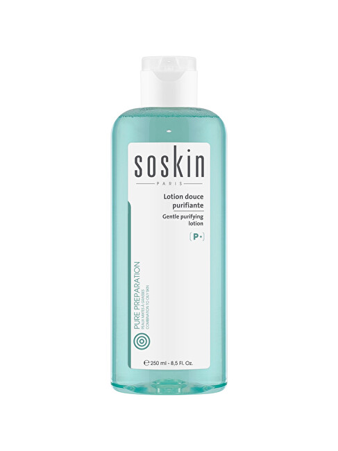 Soskin Paris Cleansing tonic for oily and combination skin (Gentle Purifyng Lotion) 250 ml 250ml Moterims