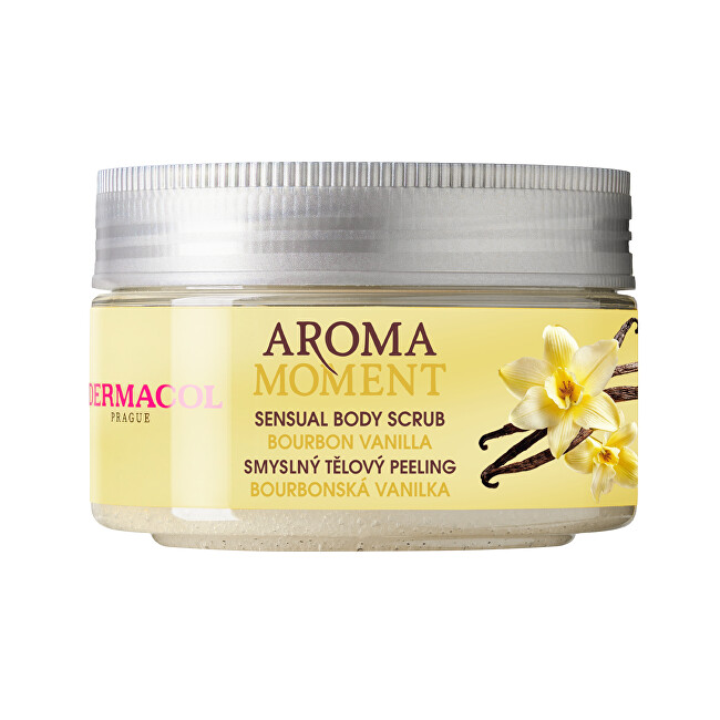 Dermacol Body scrub Bourbon Vanilla Aroma Moment Body Scrub Dekoratyvinė kosmetika Moterims