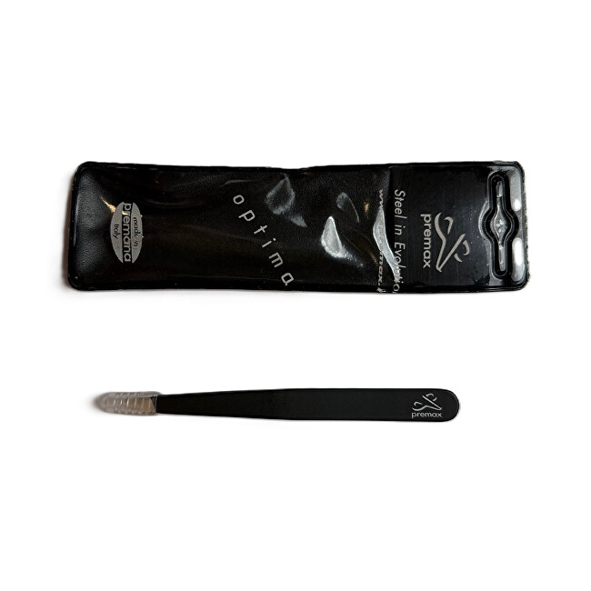 DuKaS Flat tweezers Black Collection PR 4018BC 9 cm teptukas